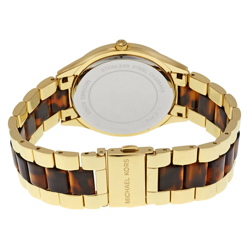Michael Kors Slim Runway Tortoise-shell Dial Ladies Watch MK4284 - Big Daddy Jewelry #3