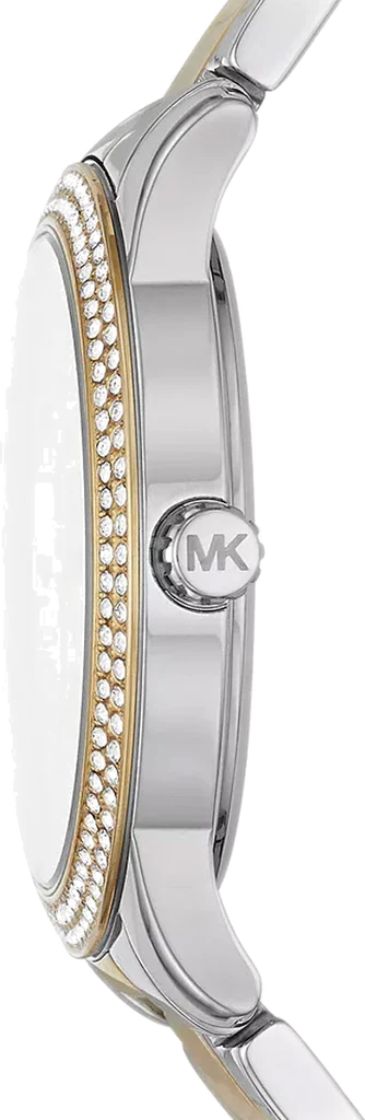 Michael Kors Oversized Tibby Pavé Two-Tone Watch MK6825