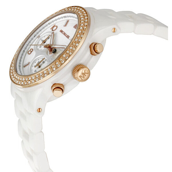 Michael Kors White Ceramic White Dial Ladies Watch MK5269 - Big Daddy Jewelry #2