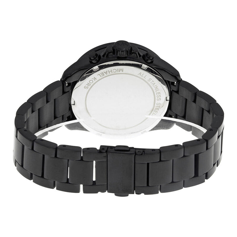 Michael Kors Wren Chronograph Crystal Pave Dial Black Ion-plated Ladies Watch MK5961 - Big Daddy Jewelry #3