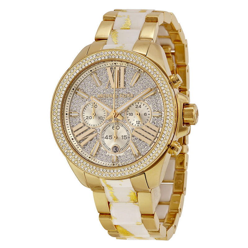 Michael Kors Wren White Zebra Diamond Dial Ladies Quartz Watch MK6157 - Big Daddy Jewelry