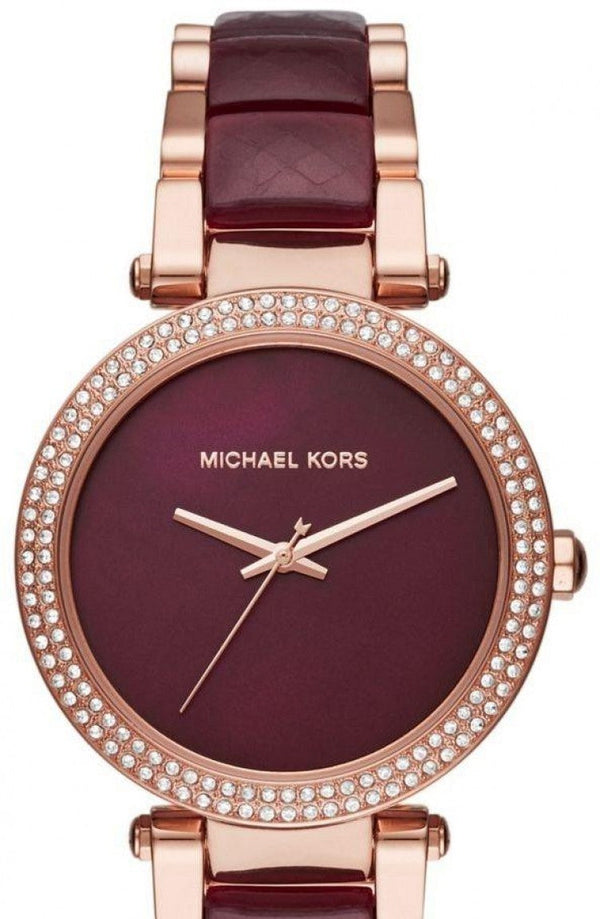 Michael Kors Parker Burgundy Women's Watch MK6412 - Big Daddy Jewelry #2
