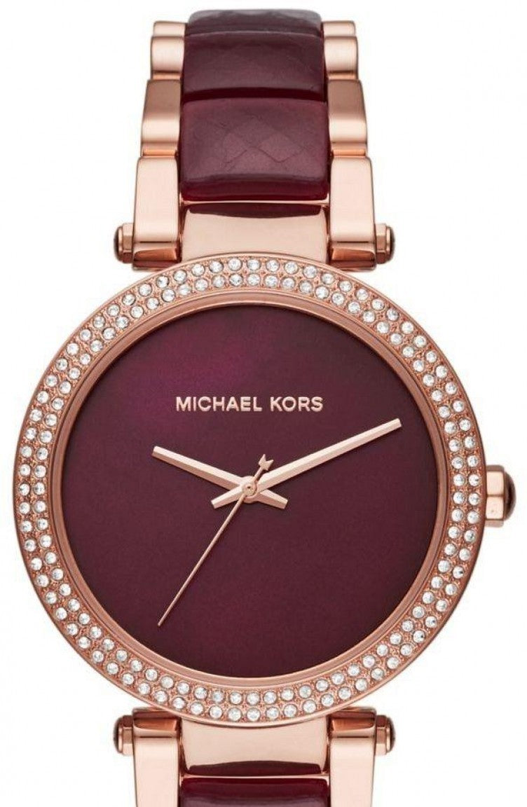 Michael Kors Parker Burgundy Women's Watch MK6412 - Big Daddy Jewelry #2