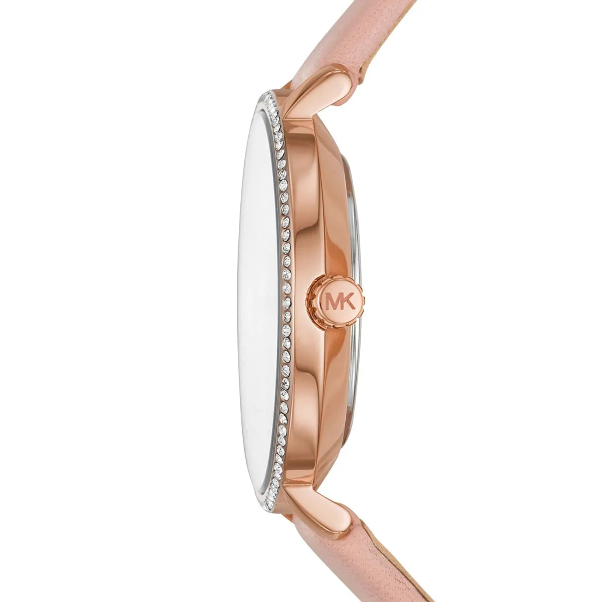 Michael Kors Pyper Three-Hand Pink Leather Women's Watch - MK2803
