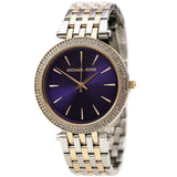 Michael Kors Two Tone Darci Purple Dial Women's Watch  MK3353 - Big Daddy Jewelry