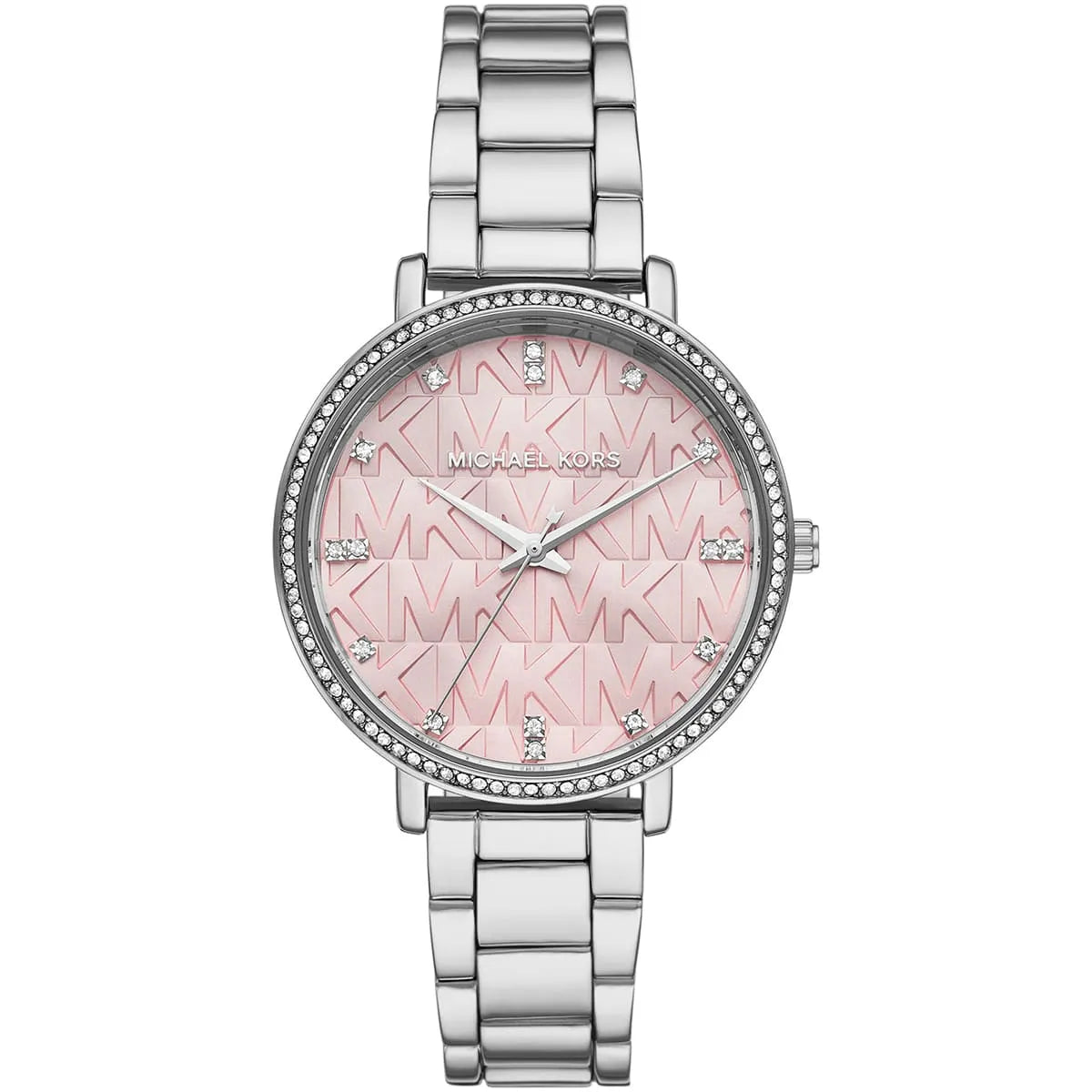 Michael Kors Pyper Pink Dial Silver Women's Watch - MK4631