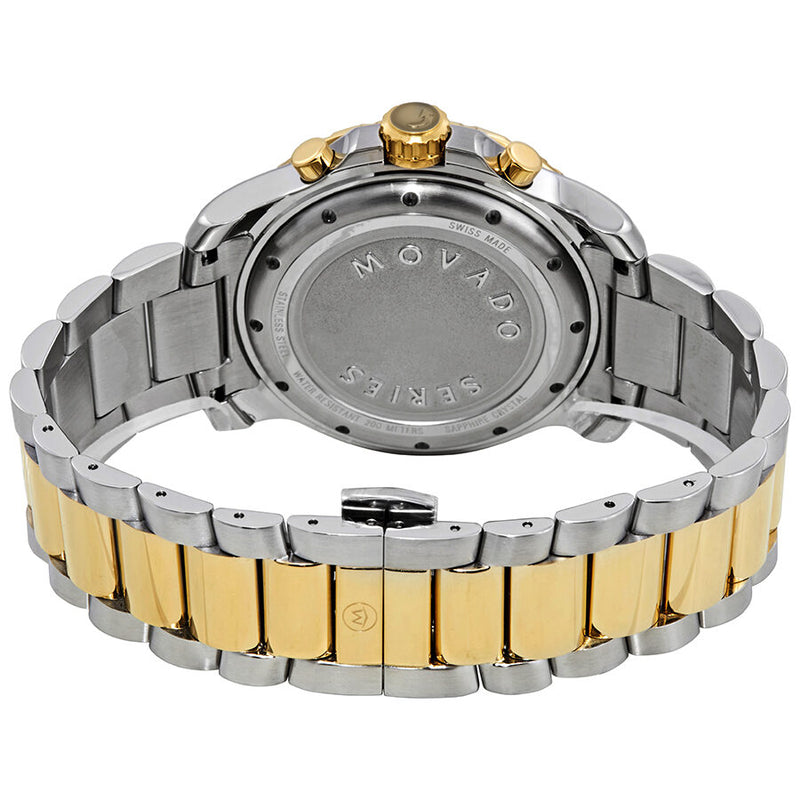 Movado 800 Chronograph Green Dial Two-tone Men's Watch #2600148 - Big Daddy Jewelry #3