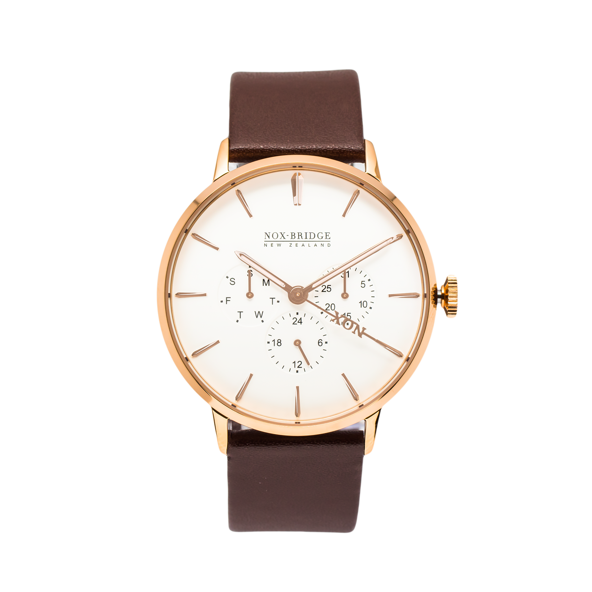 NOX-BRIDGE Classic Izar Rose Gold 41MM  IRG41 - The Watches Men & CO