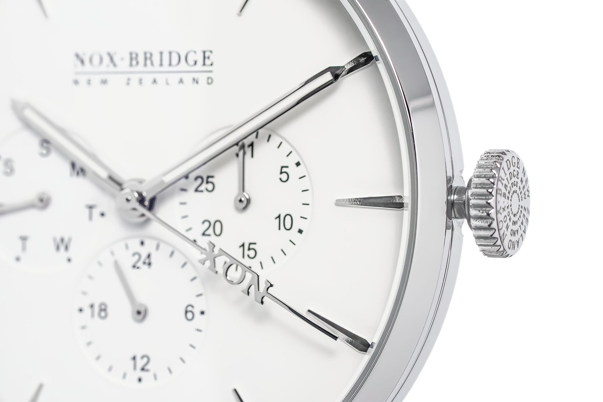 Noxbridge Classic Meissa Silver 36MM MS36 (Damaged Strap - Defect)