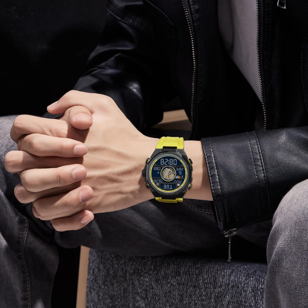 Noxbridge Smart Tourbillon Skyway Yellow Men's Watch