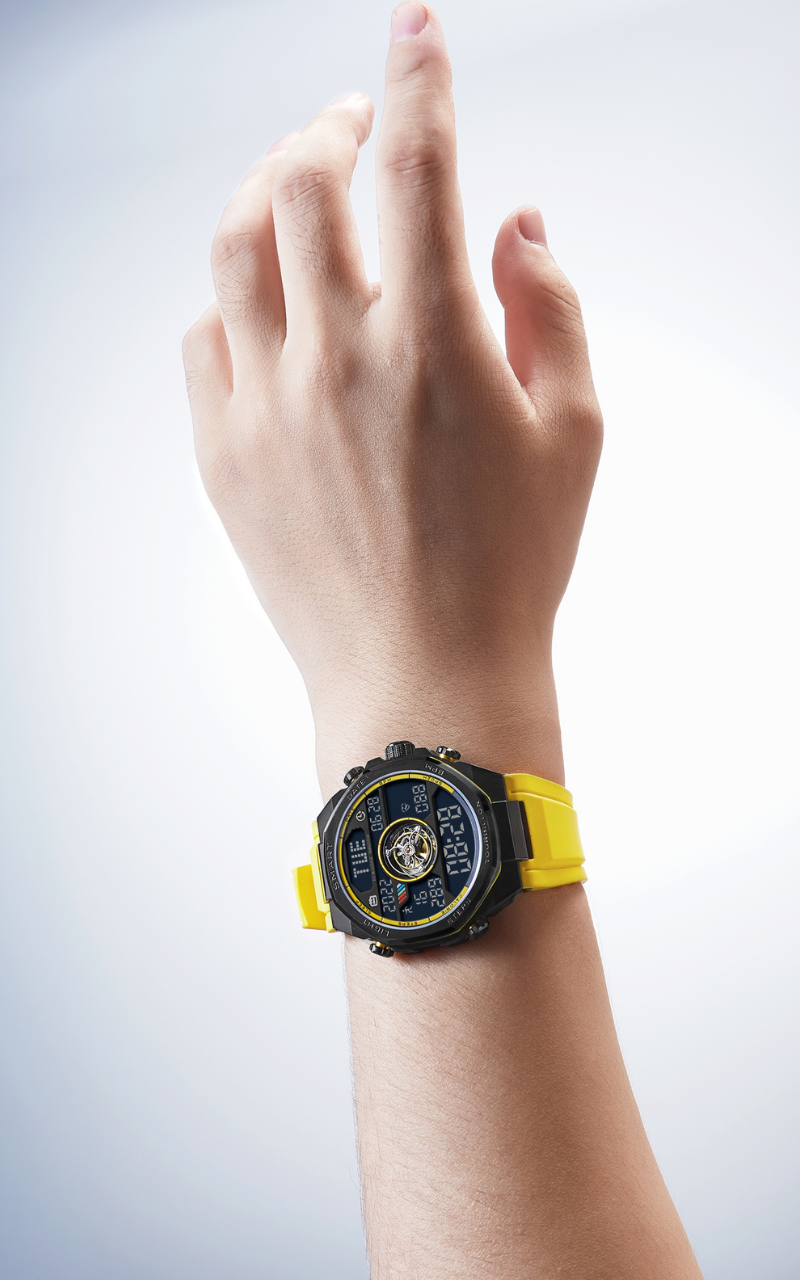 Noxbridge Smart Tourbillon Skyway Yellow Men's Watch