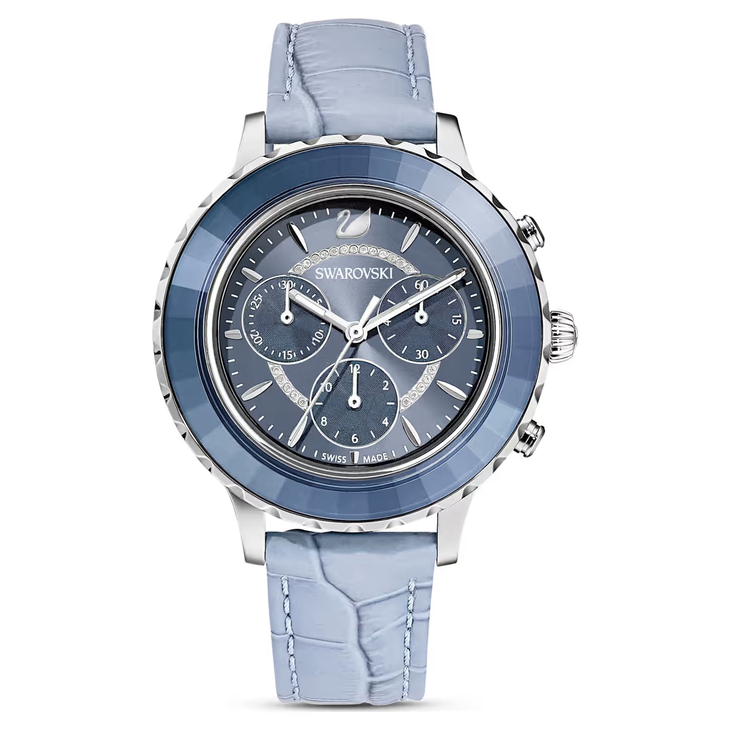 Swarovski Octea Lux Chrono Chronograph Quartz Indigo Blue Dial Women's Watch 5580600