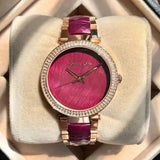 Michael Kors Parker Burgundy Women's Watch MK6412 - Big Daddy Jewelry #3