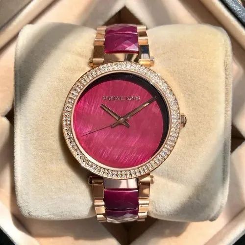 Michael Kors Parker Burgundy Women's Watch MK6412 - Big Daddy Jewelry #3