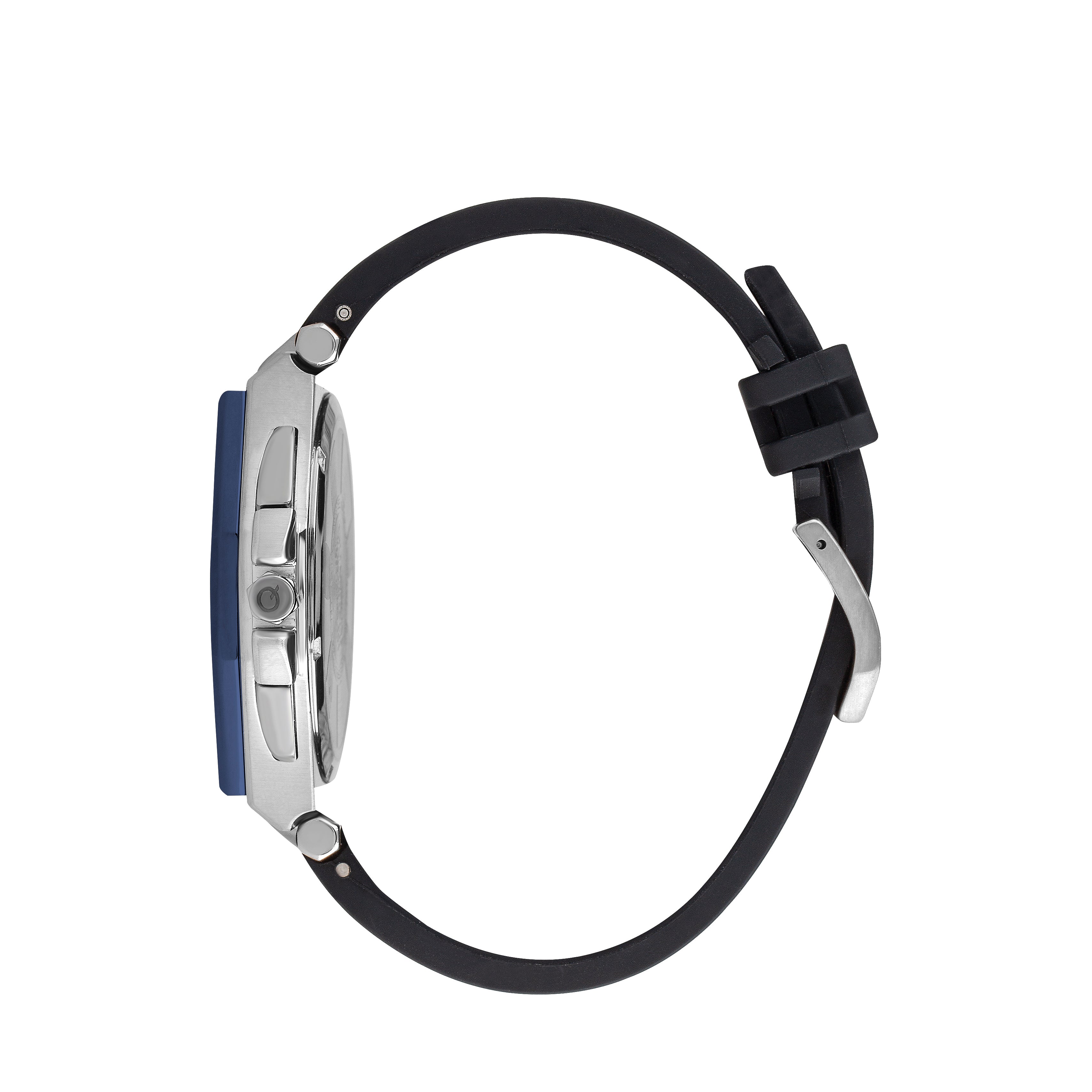 Quantum Black Chronograph Silicone Strap Watch – PWG1005.051
