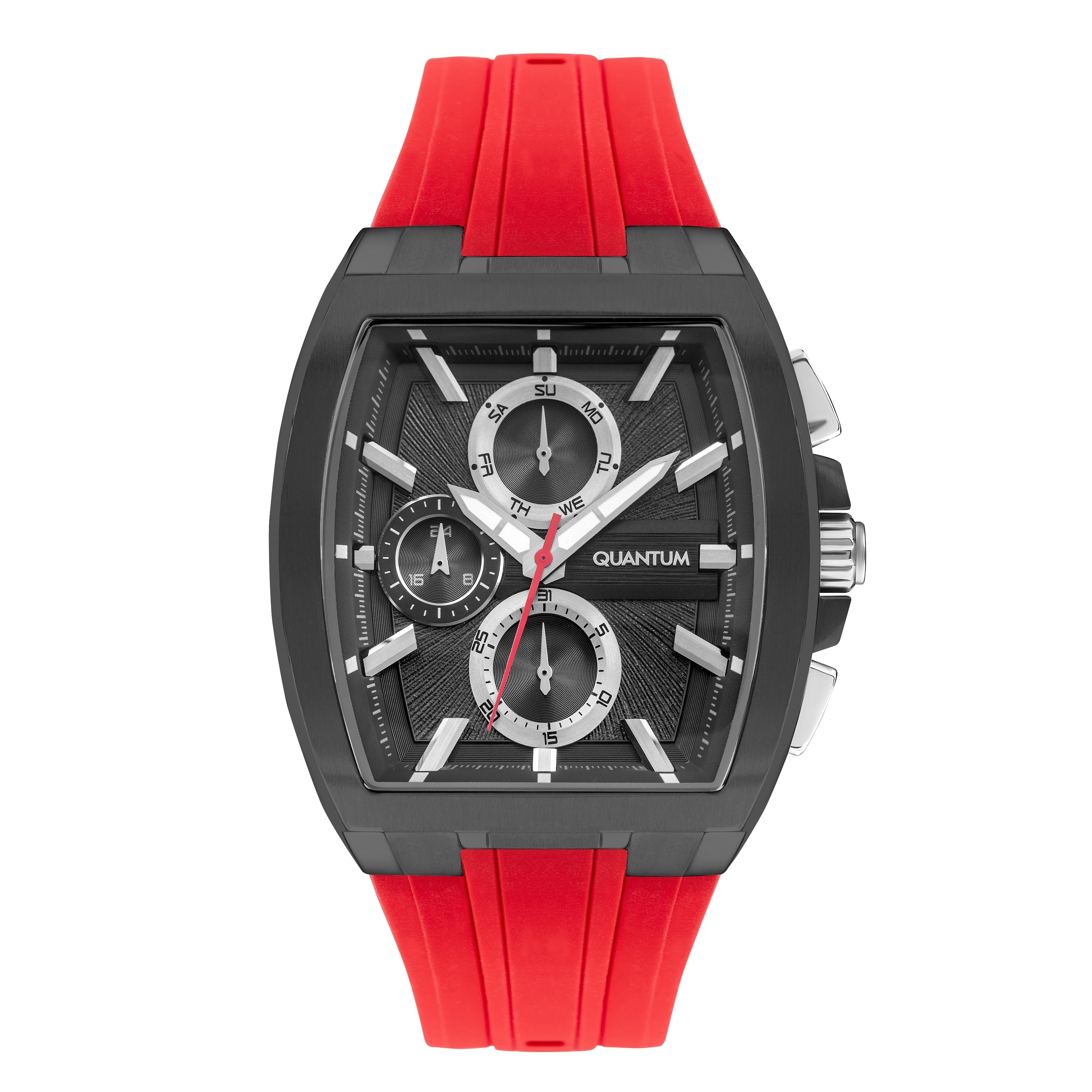 Quantum Grey Dial Multi Function Watch – HNG997.068