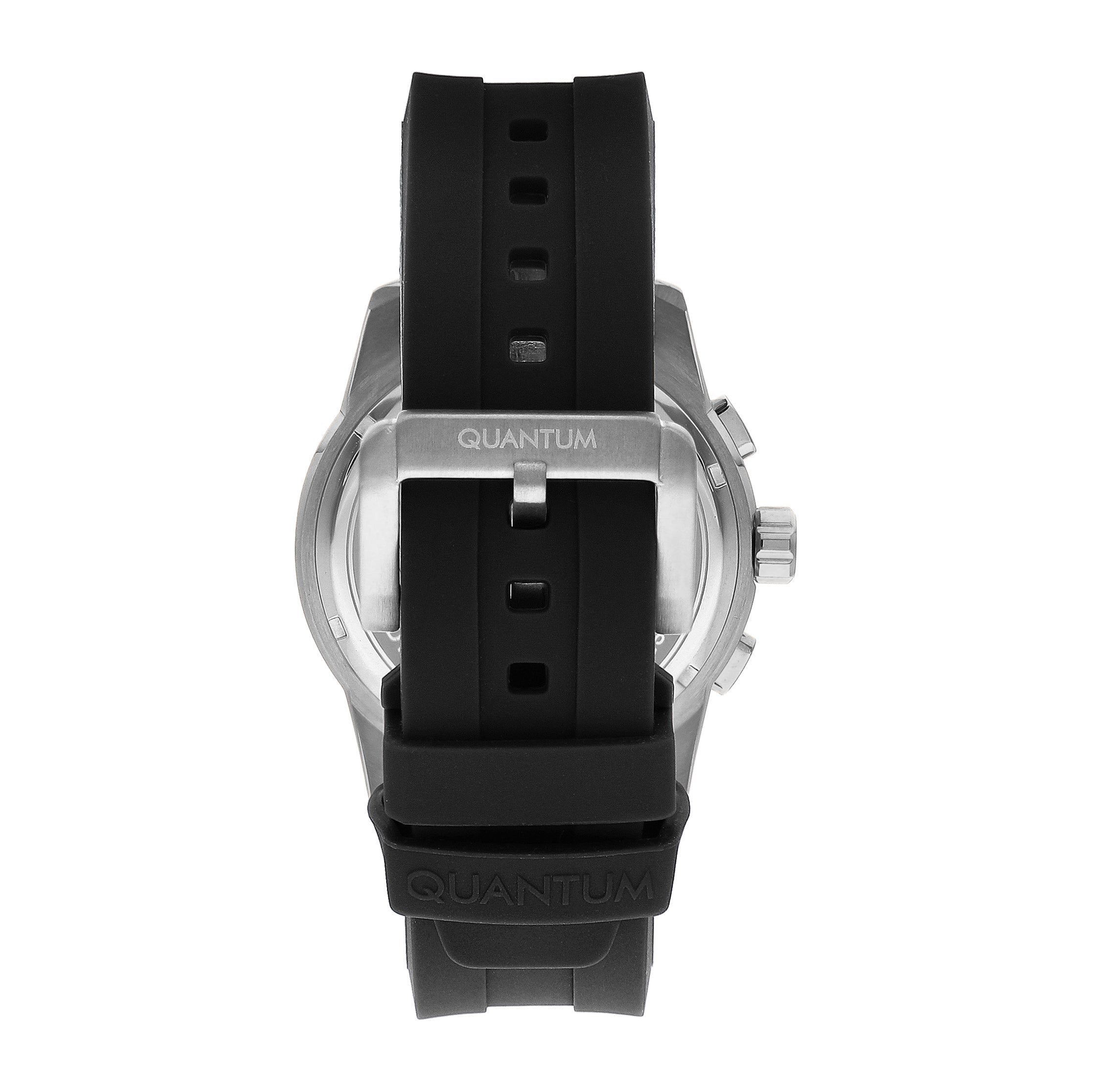 Quantum Multi Function Silicone Strap Watch – ADG991.391