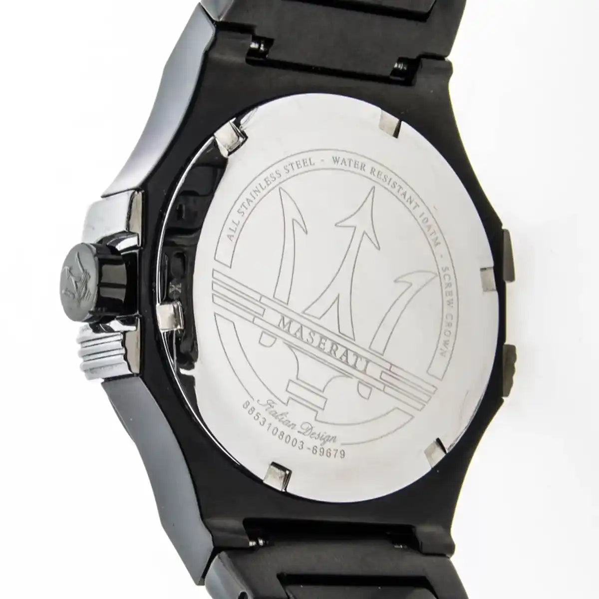 Maserati Potenza Black Dial Men's Watch R8853108003