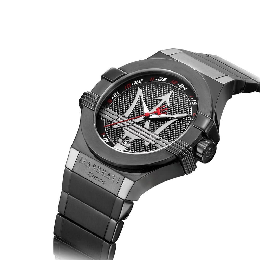 Maserati Potenza Black Dial Men's Watch R8853108003