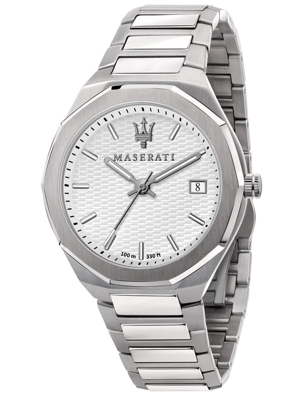 Maserati Stile White Dial  R8853142005 - Big Daddy Jewelry