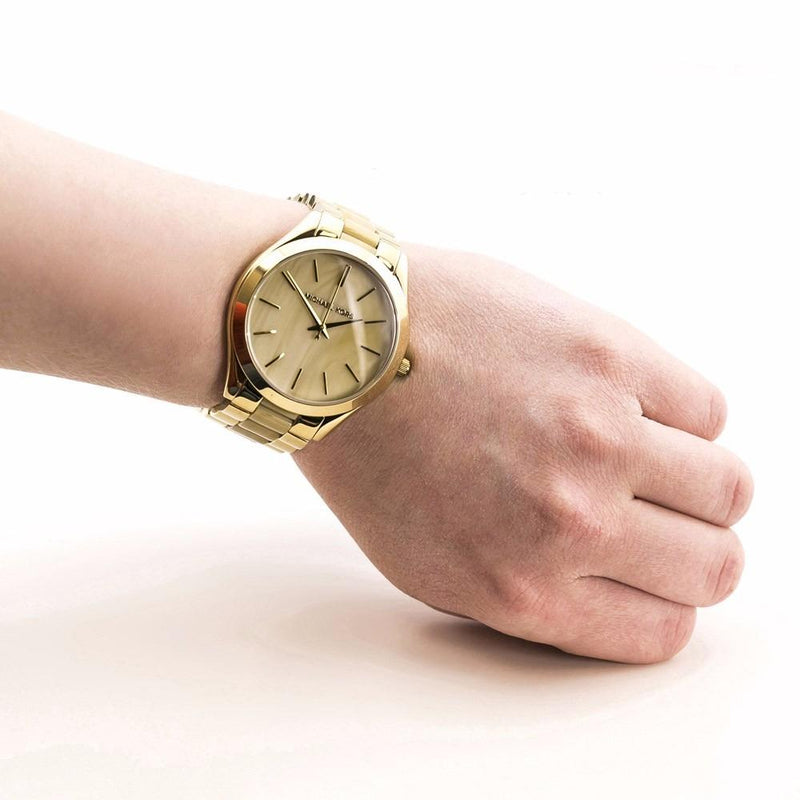 Michael Kors Slim Runway All Gold Ladies Watch MK4285 - Big Daddy Jewelry #4