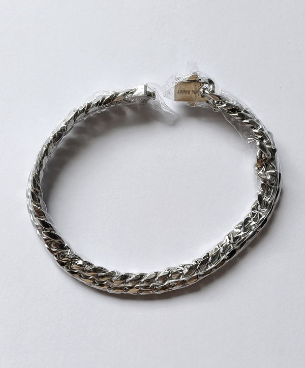 Big Daddy 8MM Cuban Link Silver Bracelet