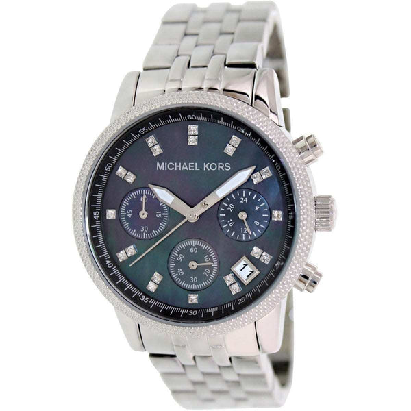 Michael Kors Jet Set Chronograph Black Dial Ladies Watch  MK5021 - Big Daddy Jewelry