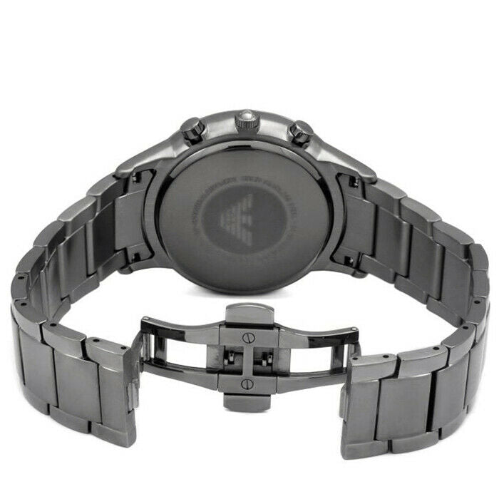 Emporio Armani Men's Classic Chronograph Stainless Steel Gunmetal Watch AR2454 - Big Daddy Jewelry #4