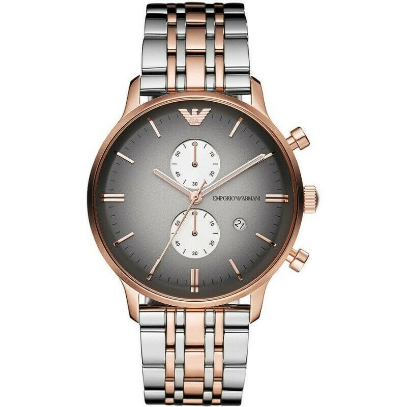 Emporio Armani Gianni Gray Men's Watch#AR1721 - Big Daddy Jewelry