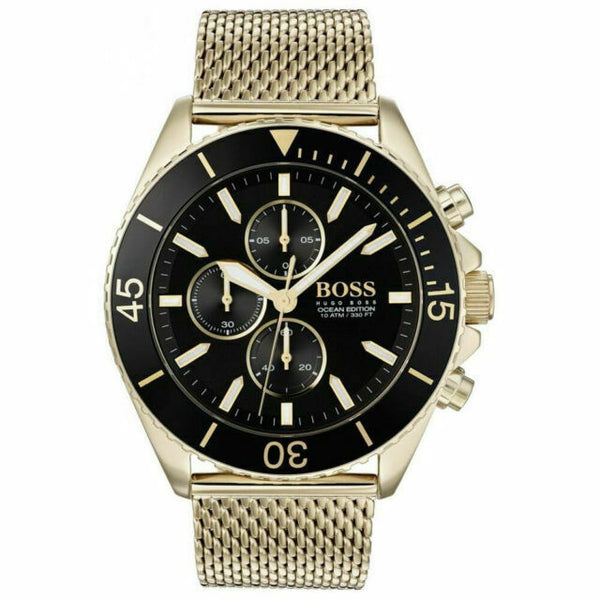 Hugo Boss Yellow Stainless Steel Men's Watch #1513703 - Big Daddy Jewelry