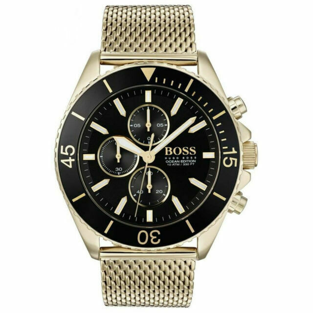 Hugo Boss Yellow Stainless Steel Men's Watch #1513703 - Big Daddy Jewelry