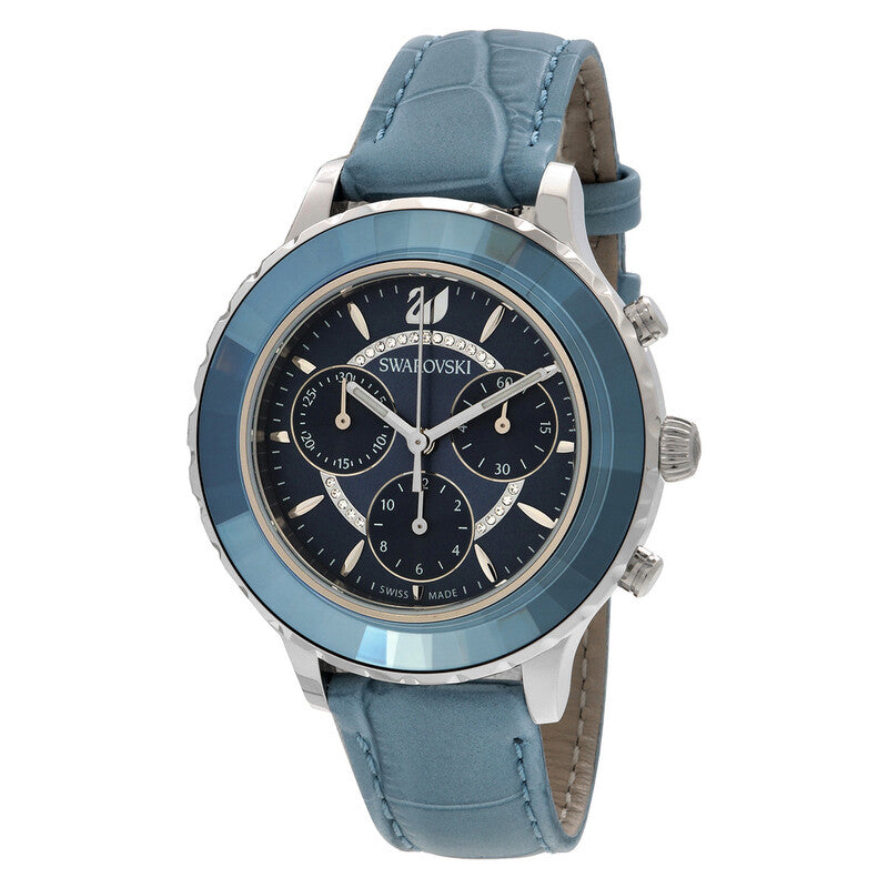 Swarovski Octea Lux Chrono Chronograph Quartz Indigo Blue Dial Women's Watch 5580600