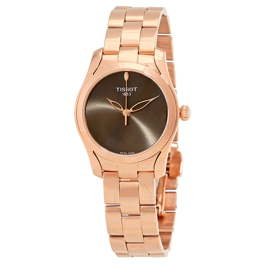 Tissot T-Wave Anthracite Dial Ladies Watch T112.210.33.061.00 - The Watches Men & Co