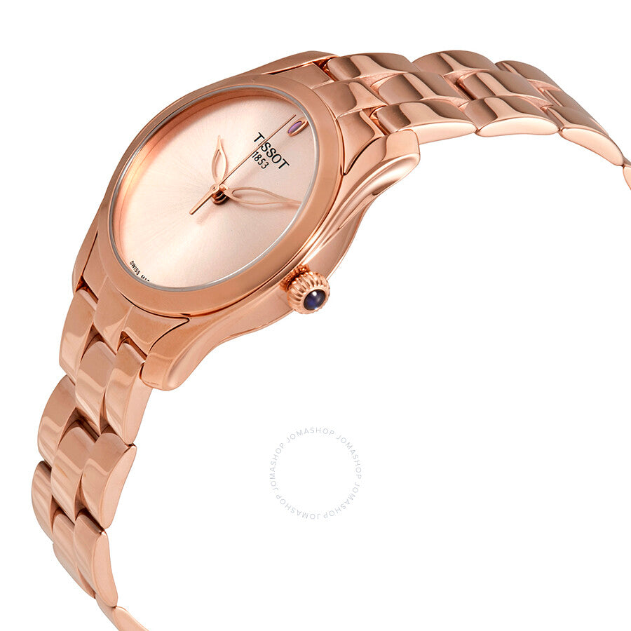 Tissot T-Wave Cream Dial Ladies Watch T112.210.33.451.00 - The Watches Men & Co #2