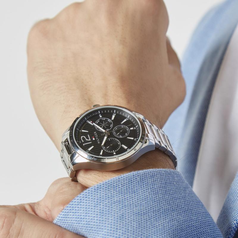 Tommy Hilfiger Gavin Chronograph Black Dial Men's Watch 1791469 - Big Daddy Jewelry #4