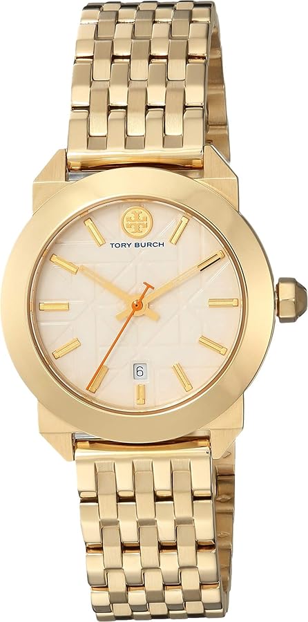 Tory Burch Whitney Ivory Dial Gold-tone Stainless Steel  Women's Watch TBW8000 - Image 1