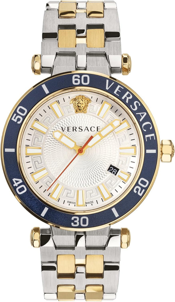 Versace Greca Sport Two-Tone Unisex Watch  VEZ300521 - Big Daddy Jewelry
