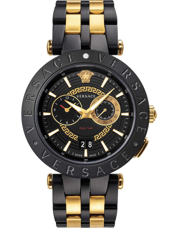 Versace V-Racer Two-Tone Chronograph Men's Watch  VEBV00619 - Big Daddy Jewelry
