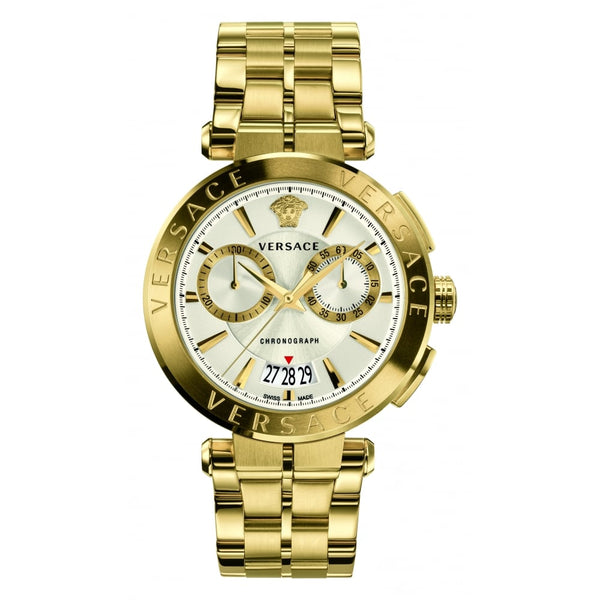 Versace V-Racer Aion Gold Chronograph Men's Watch  VBR060017 - Big Daddy Jewelry