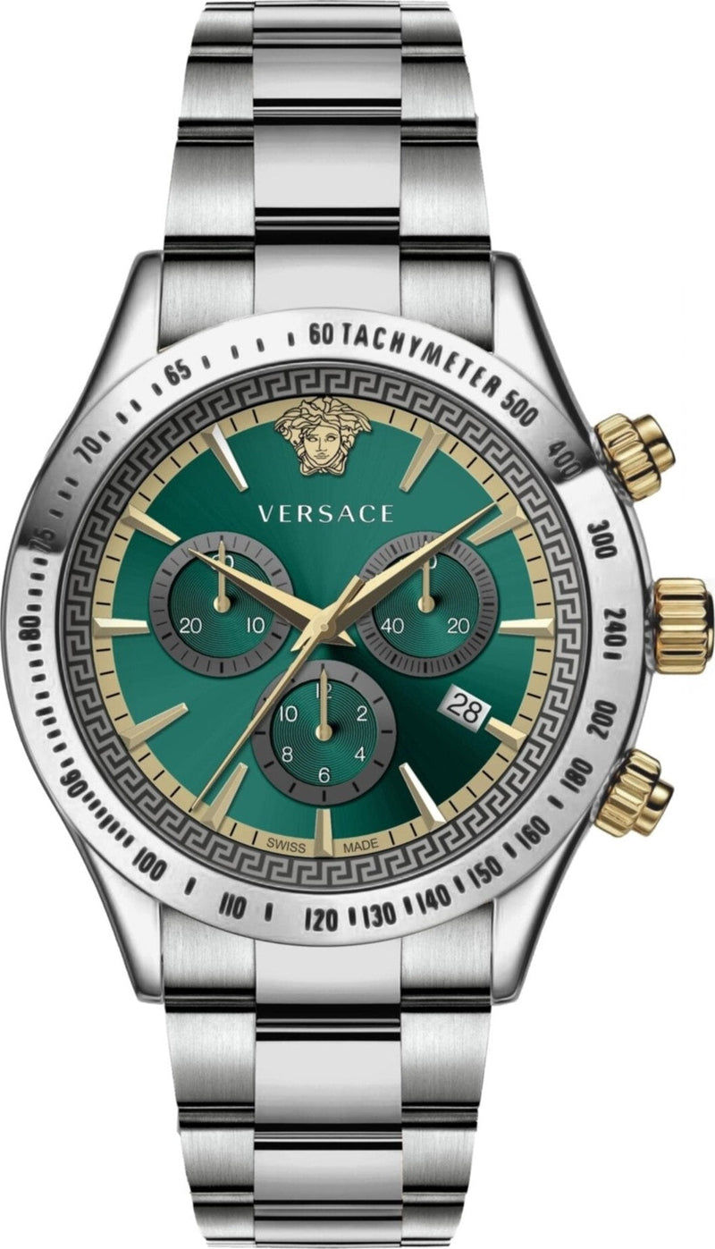 Versace Classic Chronograph Green Dial Men's Watch  VEV700721 - Big Daddy Jewelry