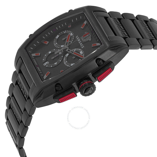 Versace Dominus Chronograph Quartz Black Dial Men's Watch VE6H00623 - Big Daddy Jewelry #2