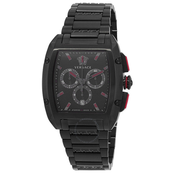 Versace Dominus Chronograph Quartz Black Dial Men's Watch VE6H00623 - Big Daddy Jewelry