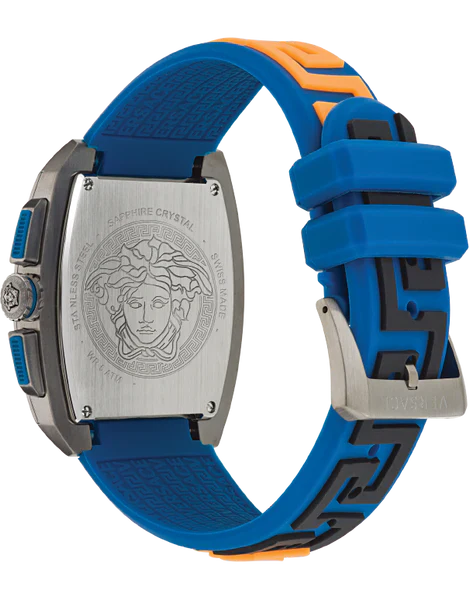 Versace Dominus Chronograph Quartz Blue Dial Men's Watch VE6H00323