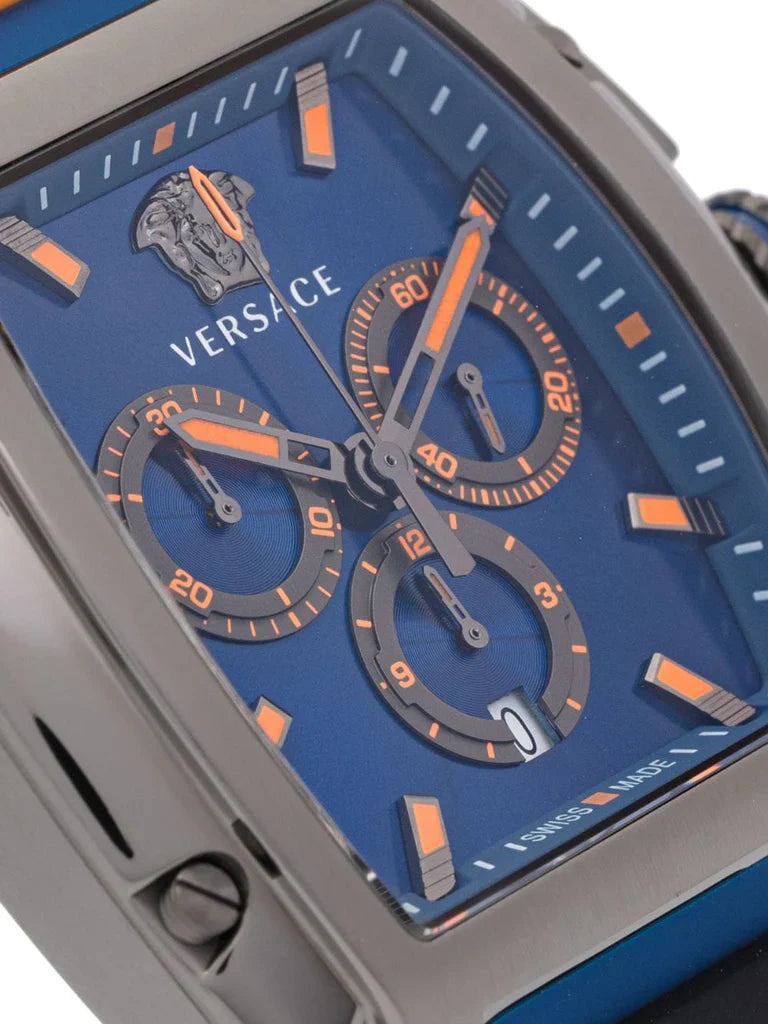 Versace Dominus Chronograph Quartz Blue Dial Men's Watch VE6H00323