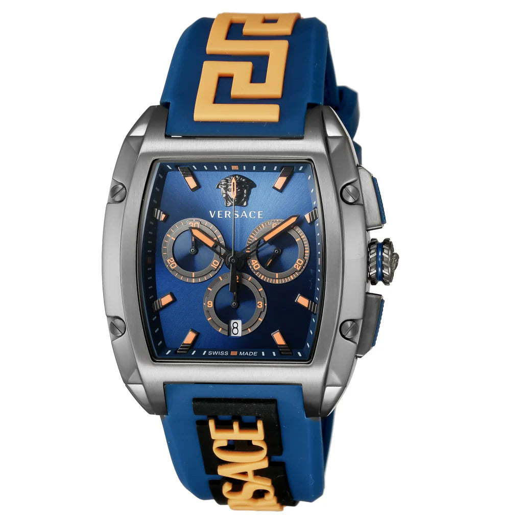 Versace Dominus Chronograph Quartz Blue Dial Men's Watch VE6H00323