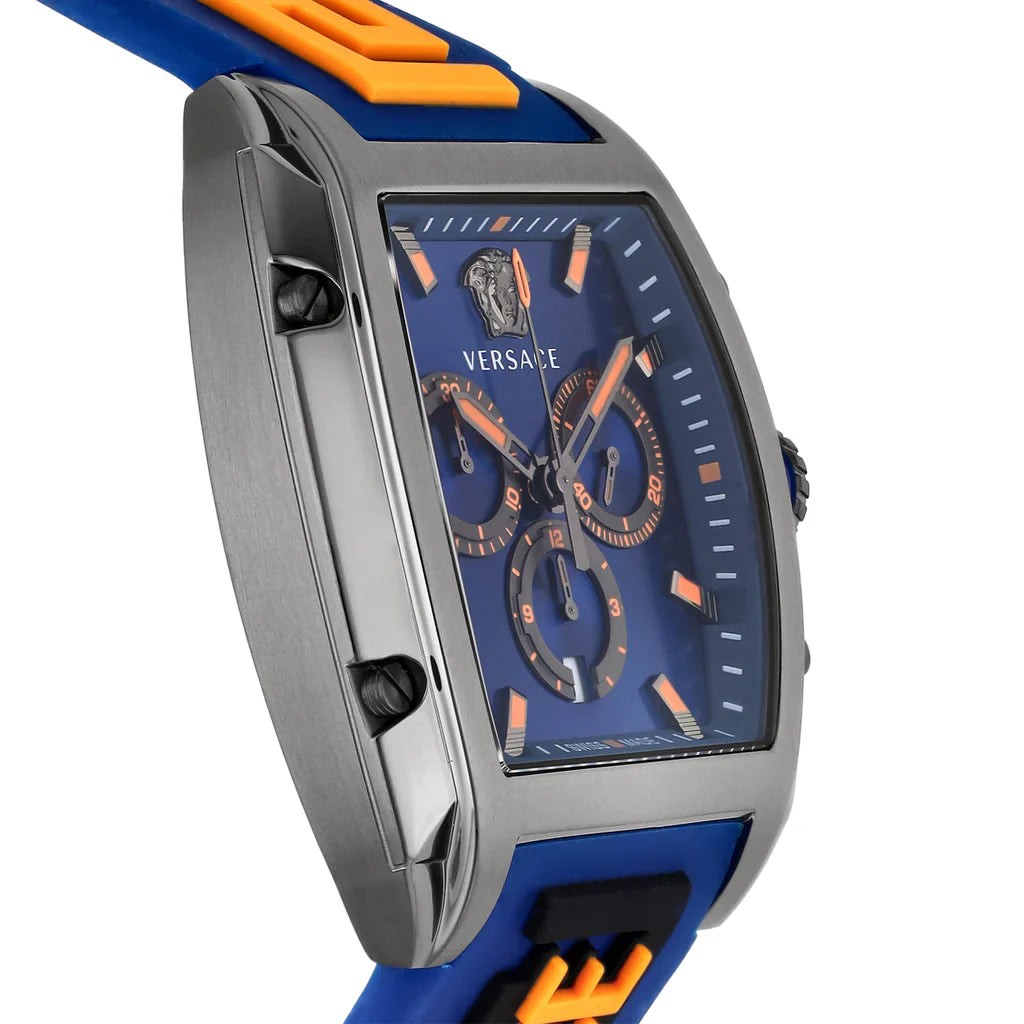 Versace Dominus Chronograph Quartz Blue Dial Men's Watch VE6H00323