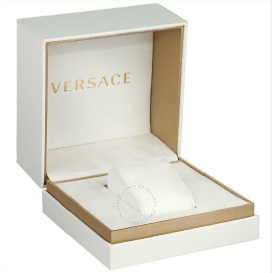 Versace Chain Reaction Quartz Black Dial Men's Watch VEDY00719