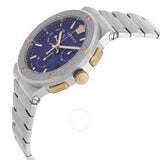 Versace Greca Logo Chronograph Quartz Blue Dial Men's Watch VEZ900221 - Big Daddy Jewelry #2