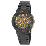 Versace Greca Logo Chronograph Quartz Grey Dial Men's Watch VEZ900521 - Big Daddy Jewelry