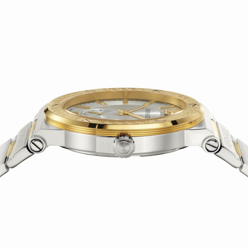 Versace Greca Silver White Dial Men's Watch VEVI00320